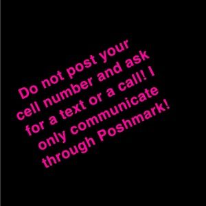 I will not communicate through text or calls.